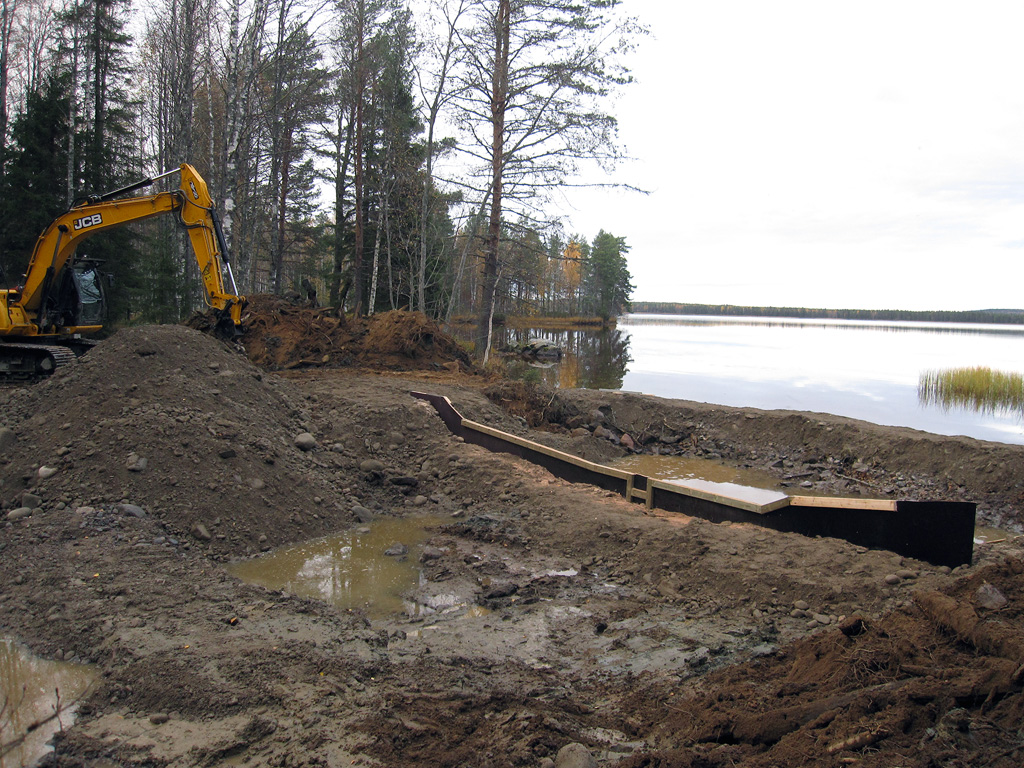 Patovaneri valmis Kolkkujien tammityömaalla