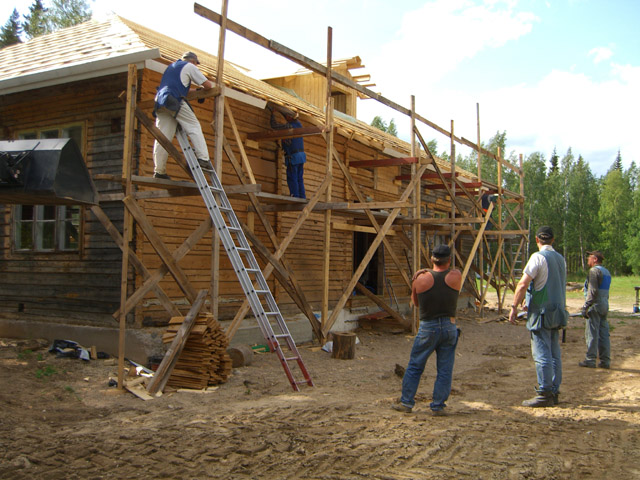 52Räystäslautojen asennus